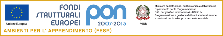 banner PON 2007 2013 FESR